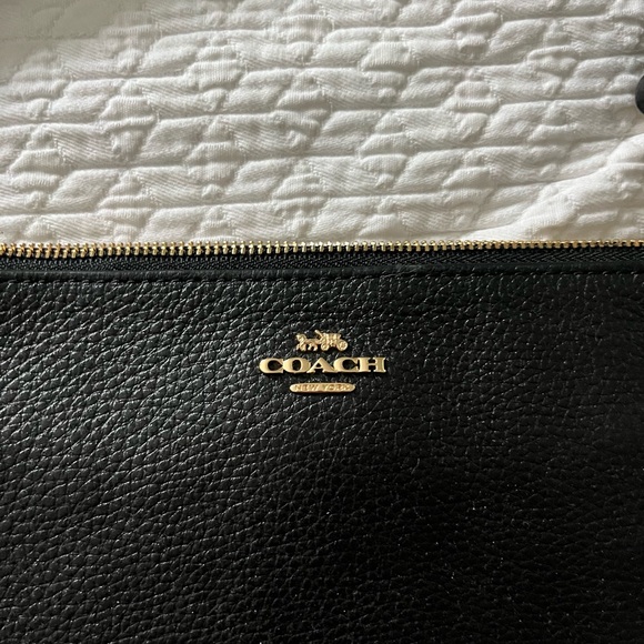 Coach Black Leather handbag - brand new with tags - Picture 2 of 6